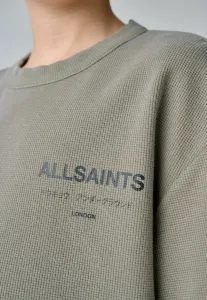 Футболка оверсайз с принтом "вафельный андеграунд" Smallsaints, Khaki Green