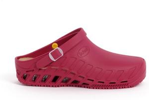 Сабо Scholl для взрослых унисекс, медицинские, красный