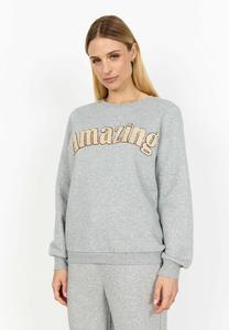 Толстовка Soyaconcept Sweatshirt, Lt Grey Melange/Grey