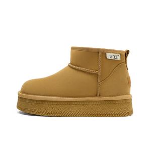 UBZ Зимние ботинки женские коричневые