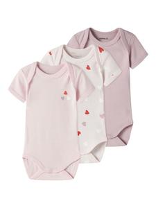 Name it Набор из 3 боди с длинными рукавами NBFBODY CARINARIA HEART в цвете carinaria
