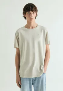 Футболка с черепом, базовая футболка Scalpers, Light Grey