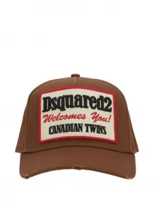 Кепка с нашивкой-логотипом DSQUARED2, коричневый