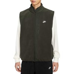 Спортивный жилет club мужской Nike, зеленый/белый