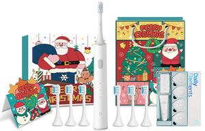 Набор электрических зубных щеток mi t300 с технологией вибрационных звуковых волн, магнитной подвеской, мощным мотором и длительным временем работы от аккумулятора Xiaomi