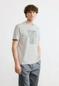 Футболка с принтом Boss, Open Grey