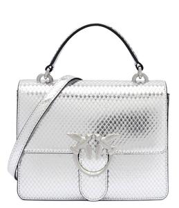 Сумка-тоут Pinko LOVE ONE, серебро