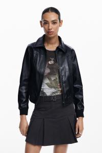 Хельсинкское пальто из искусственной кожи