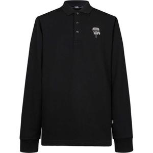 KARL LAGERFELD / Karl Lagerfeld Jeans Футболка-поло Karl Lagerfeld SS25 мужская black