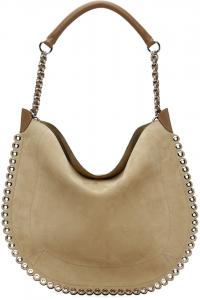 Isabel Marant Бежевая мягкая сумка через плечо Oskan