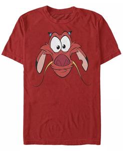 Футболка мужская Big Face Mushu с коротким рукавом и круглым вырезом Fifth Sun, красный