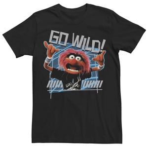 Мужская футболка с плакатом Muppet Animal Wild Licensed Character