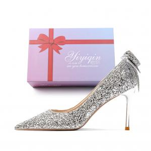 Take the Qin Стройные каблуки на шпильке 7 см женские серебристые в подарочной упаковке - серебристые 8 см, цвет Silver 8cm