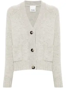 Кардиган с V-образным вырезом Allude, серый