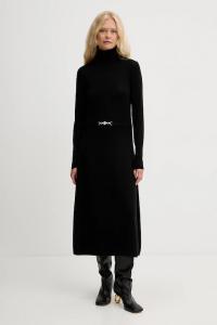Платье с добавлением шерсти Fracomina, черный