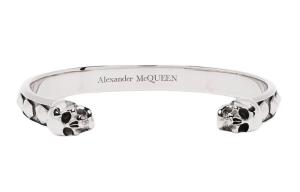 Alexander Mcqueen Браслет унисекс, серебряный