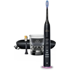 Электрическая зубная щетка Sonicare Diamondclean 9400 с приложением Hx9917/89, черная, Philips