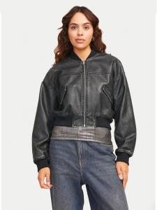 Куртка из искусственной кожи, стандартного кроя Jjxx, черный