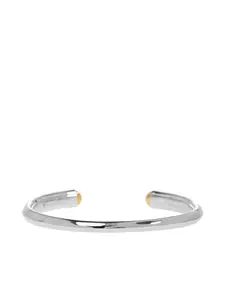 Полированный браслет-кафф Kate Spade, серебристый