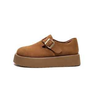 Повседневные однобортные туфли женские JOSINY, Brown