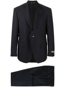 Canali костюм с однобортным пиджаком, синий