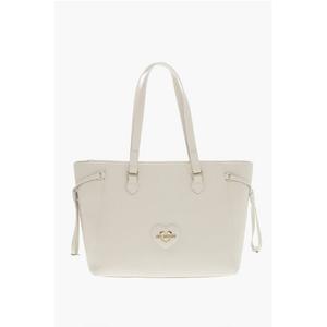 Бежевая полиэтиленовая сумка-тоут Moschino, Beige