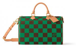 Скоростная 40 с наплечным ремнем Damier Pop Green LOUIS VUITTON