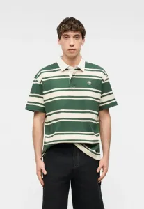 Полосатая рубашка-поло для регби Timberland, Pineneedle/Putty