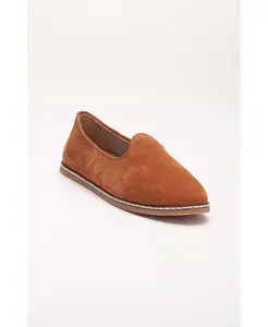 Туфли Istanbul Suede Leather Slip On Flats (женские) Epilogue Shoes, оранжевый