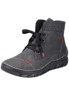 Ботильоны на шнуровке Rieker, Dark grey