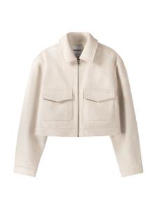 Куртка межсезонная Bershka, экрю