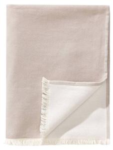 Хлопковое одеяло benuta Luca, серо-коричневый