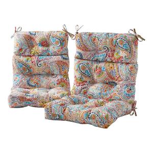 Greendale Home Fashions 2 шт. Набор подушек для уличного стула с высокой спинкой, цвет Jamboree