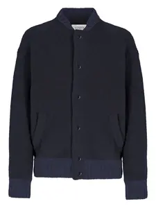 Бомбер на кнопках Laneus, синий