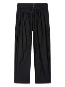 Прямые брюки с кулиской Isabel Marant, черный