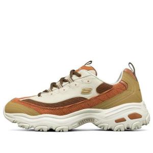 Кроссовки d'lites 1.0 'cream brown orange' Skechers, белый