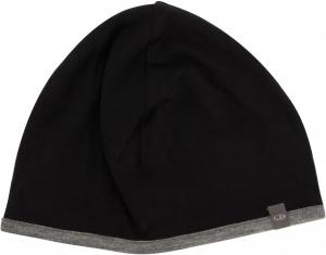 Зимняя шерстяная шапка-бини Icebreaker Merino Unisex-Adult с карманом, Black/Gritstone Hthr