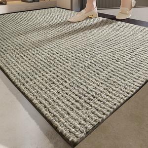 Dajiang Ковер 70х100 см из моющейся шерсти для прихожей, Wear-Resistant, Fandi-Vanilla White, Sandy-Removing, Dust-Eliminating