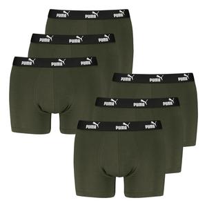 PUMA Мужские боксеры, комплект из 6 пар – повседневный, хлопок, эластичный
