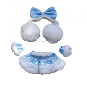 Extremely Cute Sweet Style 20cm Baby Clothes Suspender Skirt Set Doll Products Handsome