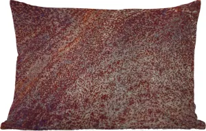 Подушка для улицы - ржавчина - узор - абстрактный - 60 x 40 см - водонепроницаемая - подушка для отдыха - декоративная подушка - подушка для дома MuchoWow