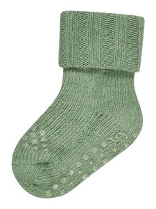 Носки для ползания из АБС-пластика, шерсть, цвет зеленый лист Sterntaler