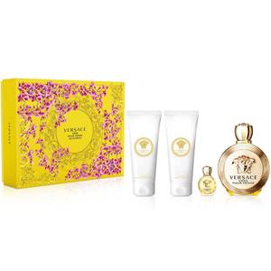 НАБОР VERSACE EROS POUR FEMME EDP 100ML + EDP 5ML + БАЛЬЗАМ 100ML + P/P ГЕЛЬ 100ML