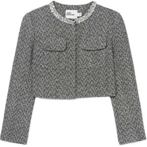 Self-portrait Елочка куртка, Gray Mixed Color