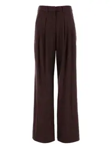 Брюки с карманами и складками Pt Torino, красный