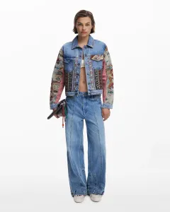 Женская ковбойская куртка в стиле бохо Desigual, синий