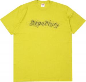 Футболка Supreme Smoke Tee 'Sulfur', желтый