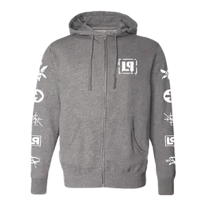 Худи Linkin Park Lp Icons Zip, серый