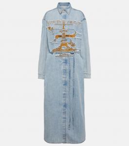 Лучшее джинсовое платье-рубашка от Evergreen Paris Y/Project, Evergreen Ice Blue