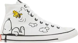 Кроссовки Converse Peanuts x Chuck Taylor All Star High Snoopy and Woodstock, белый